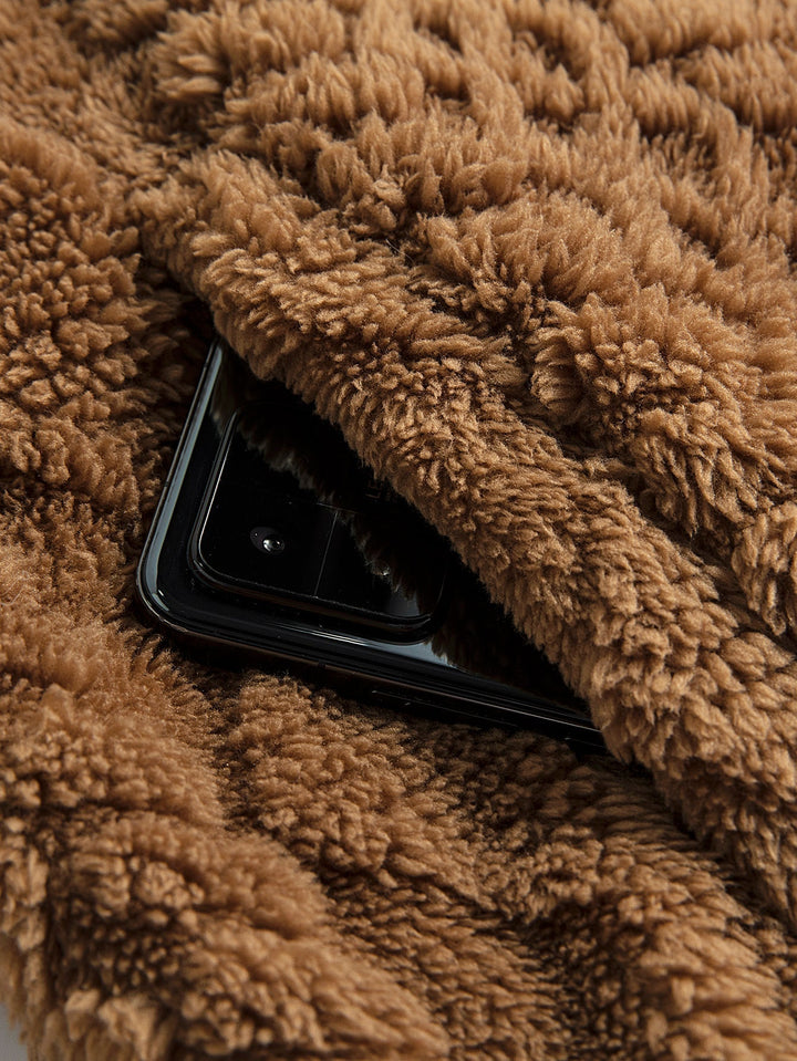 Levi – Pánská žakárová teddy bunda