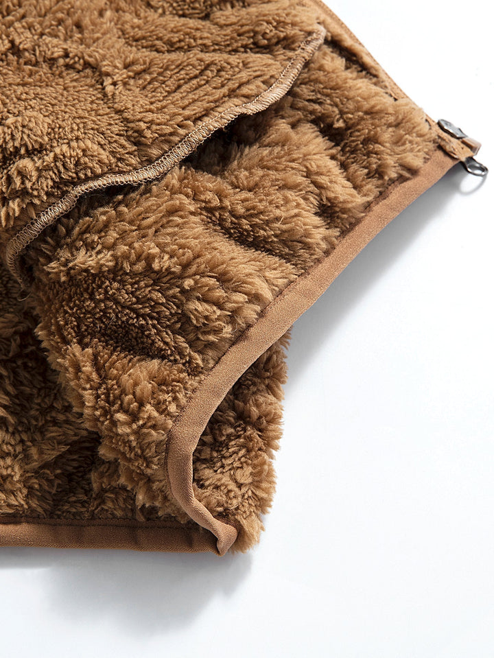 Levi – Pánská žakárová teddy bunda