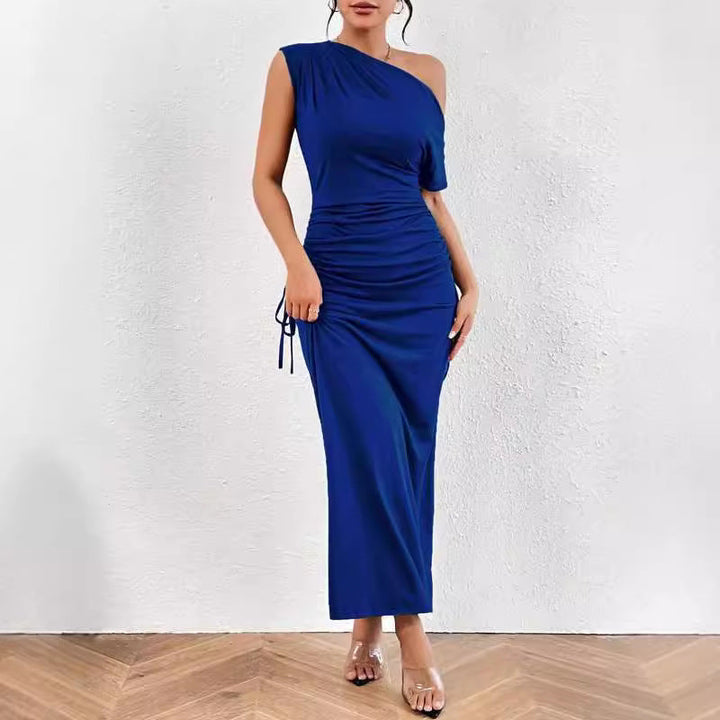 Elara | Jednoruční večerní maxi šaty