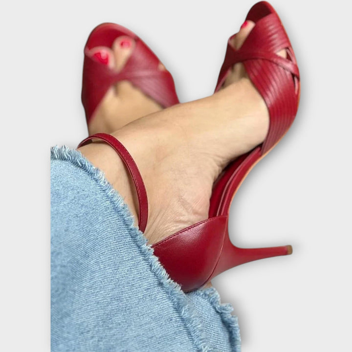 Sára - Sandál s jehlovým podpatkem