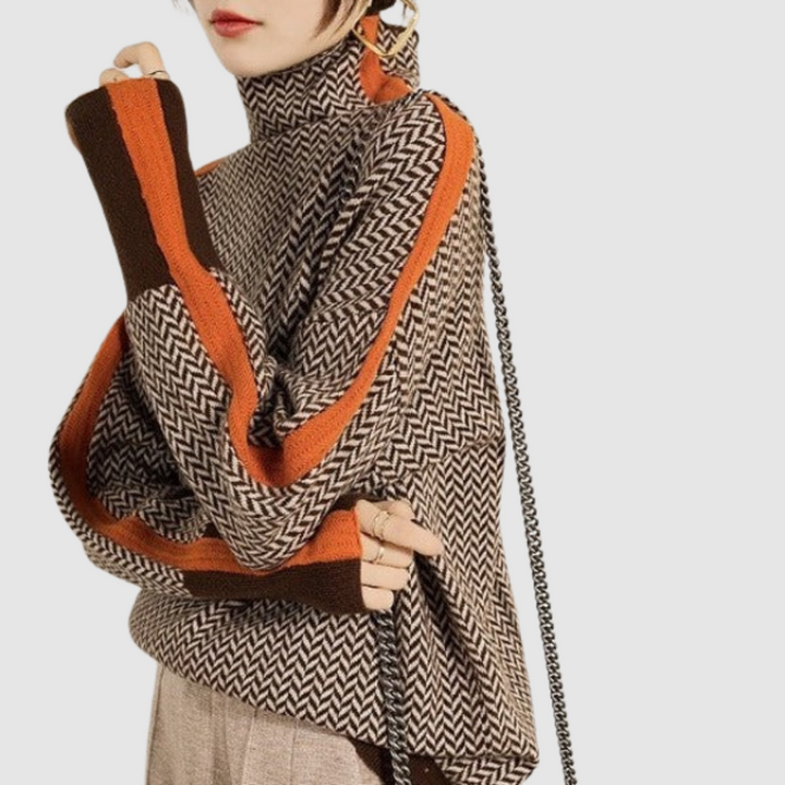 Alžběta - Světr s vysokým límcem