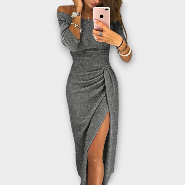 Lena - Elegantní šaty s odhalenými rameny