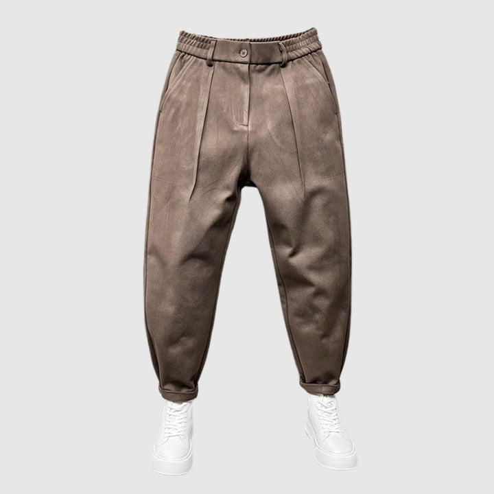 Libuše– Elegantní kalhoty s puntíkovaným vzorem