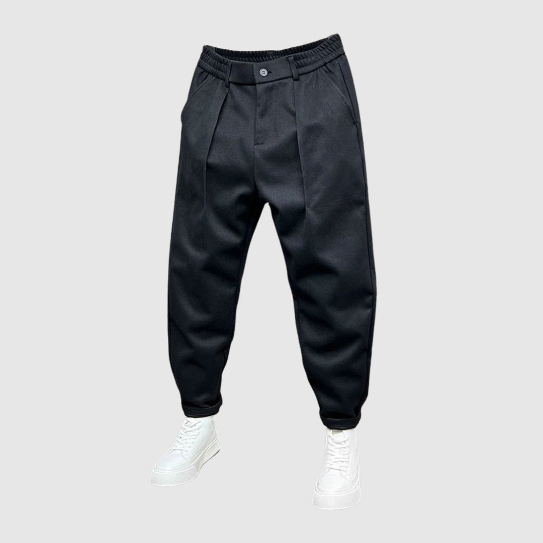 Libuše– Elegantní kalhoty s puntíkovaným vzorem