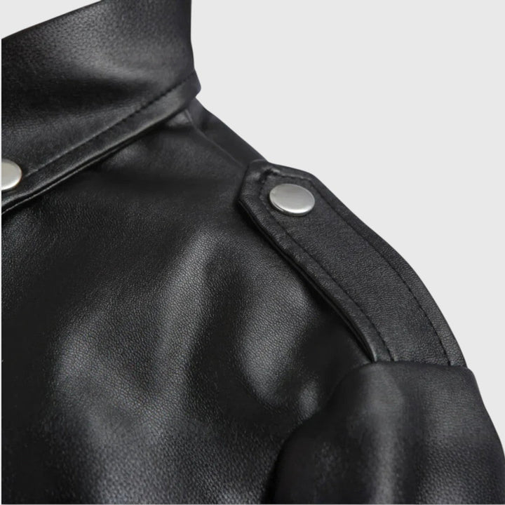 Ray | Klasická kožená motorkářská bunda