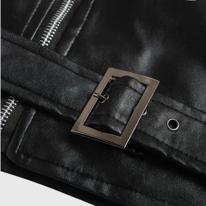 Ray | Klasická kožená motorkářská bunda