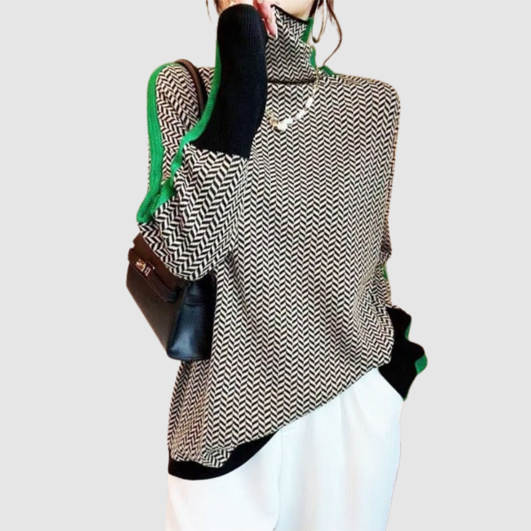 Alžběta - Světr s vysokým límcem