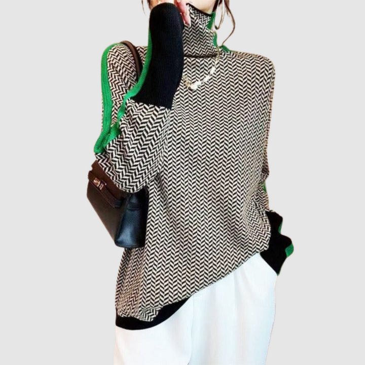 Alžběta - Světr s vysokým límcem