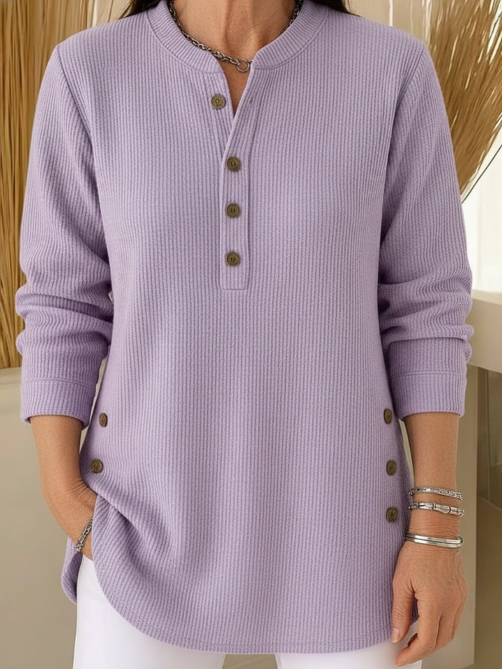 Elisine – Hřejivý a lichotivý dlouhý rukávový svetr