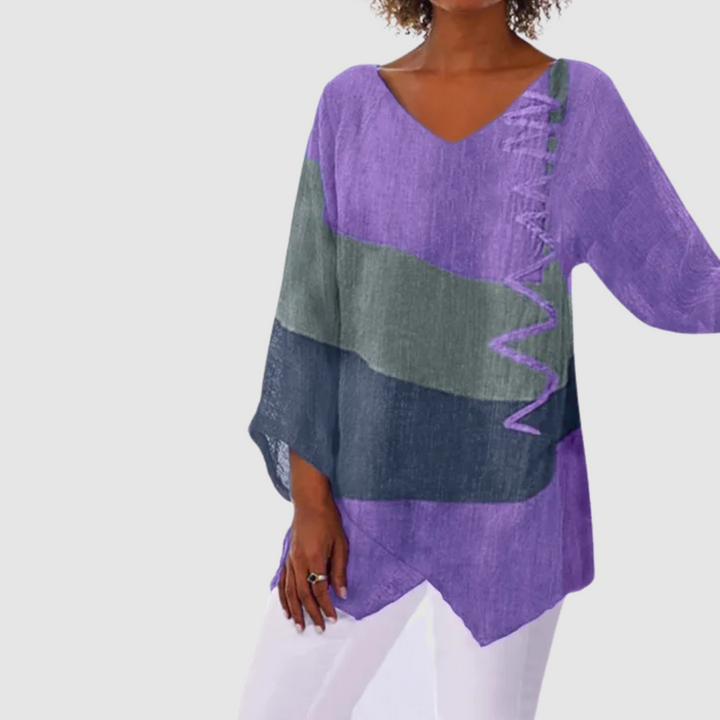 Lucie - Světr s výstřihem do V