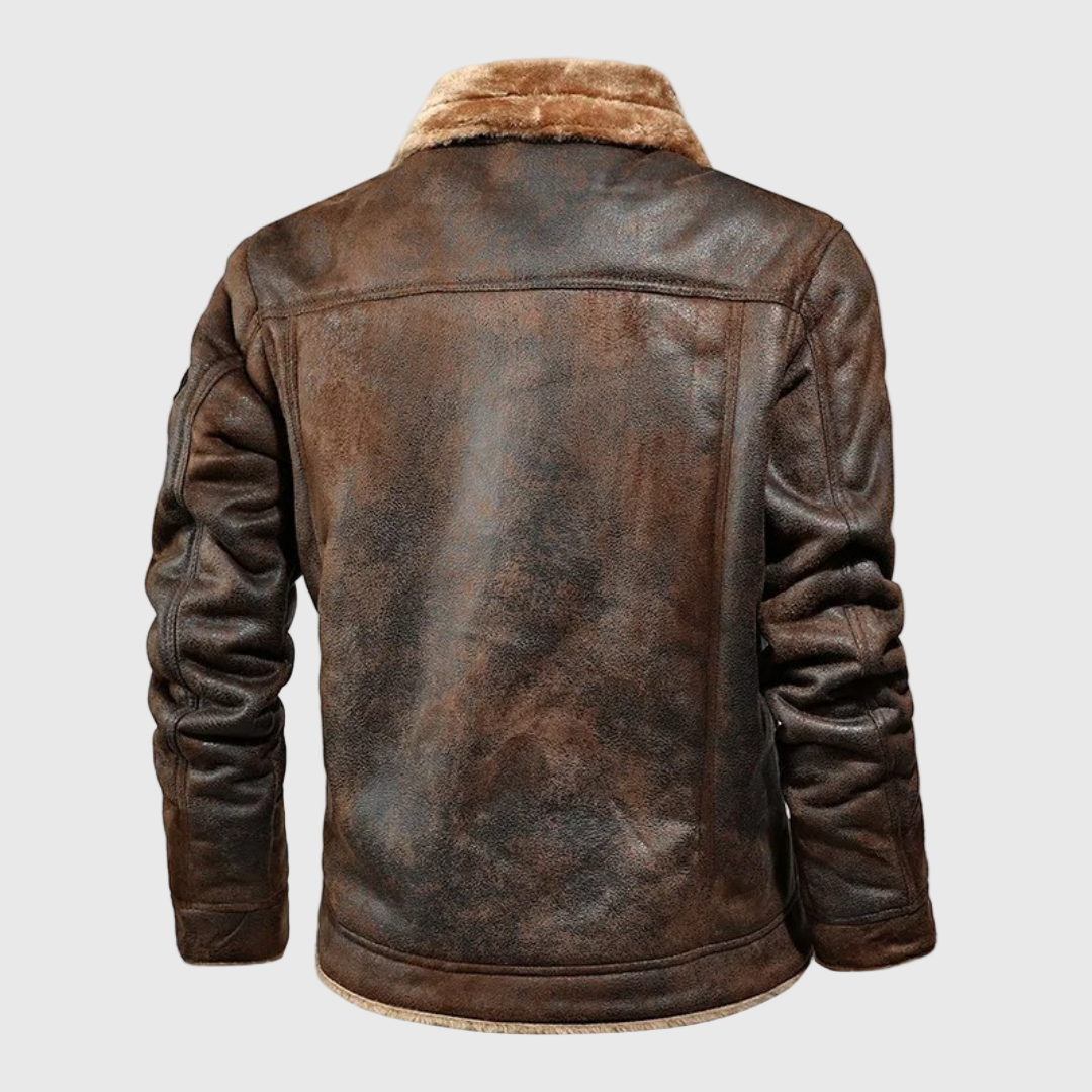 Noxar | Teplá a univerzální kožená bunda