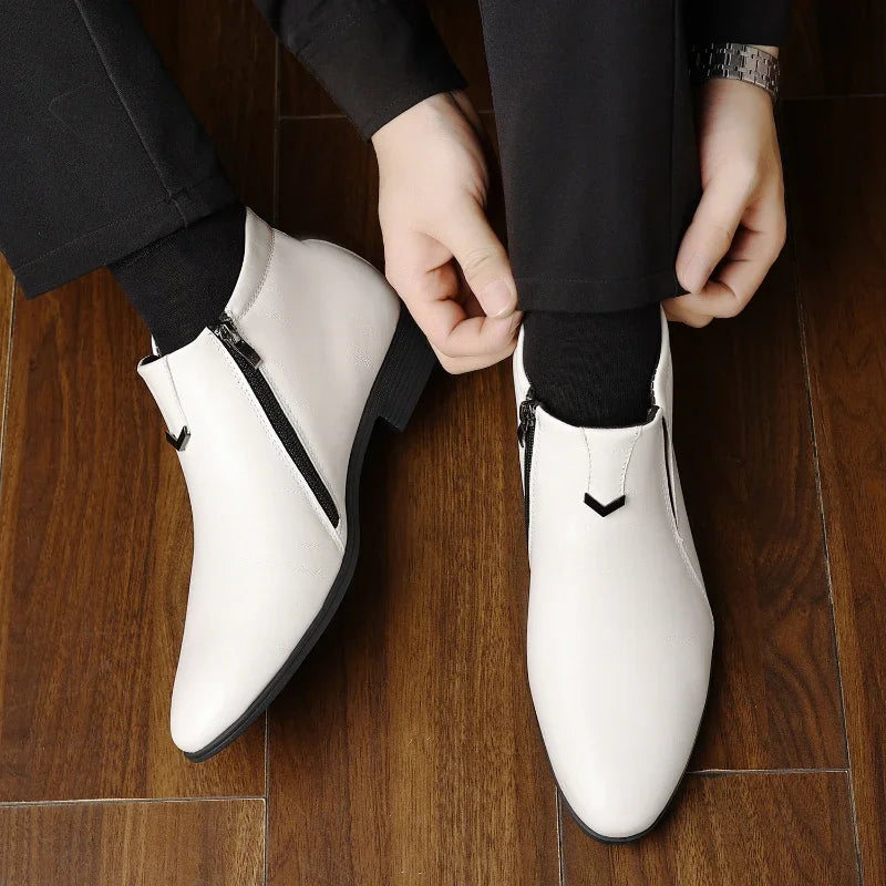 Pierre | Pánské kotníkové boty na zip