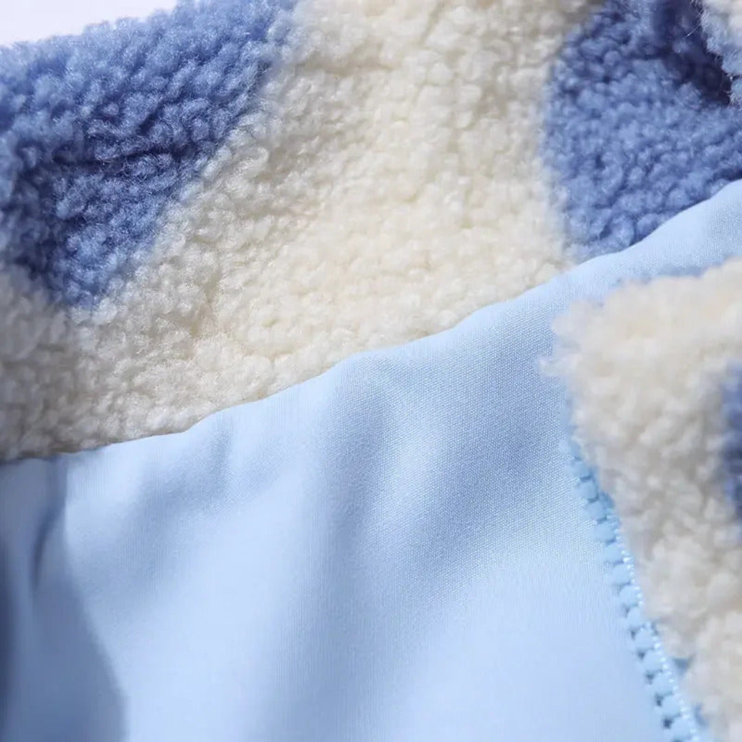 Adriana - Reverzibilní měkká srdíčková bunda