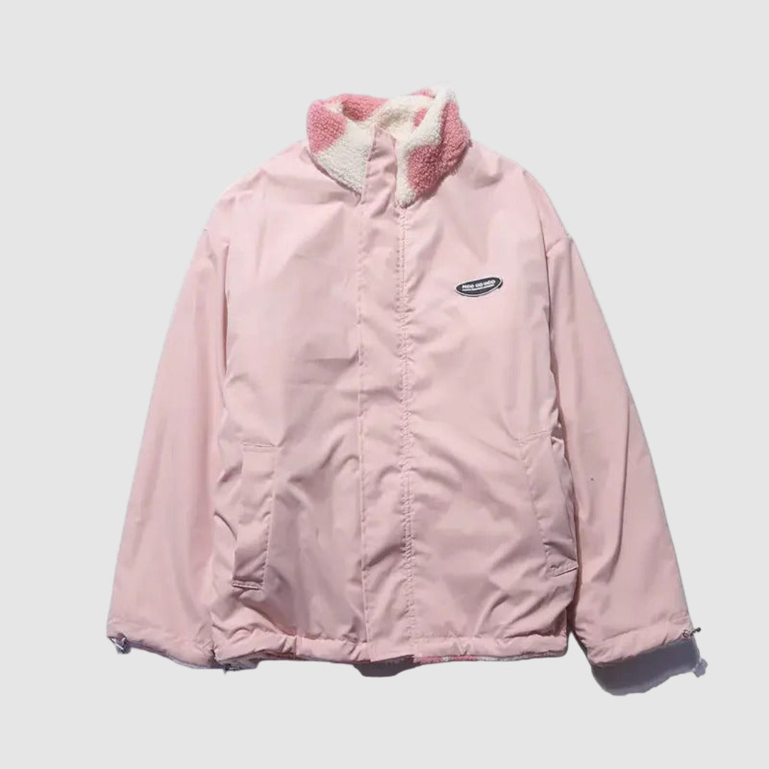 Adriana - Reverzibilní měkká srdíčková bunda