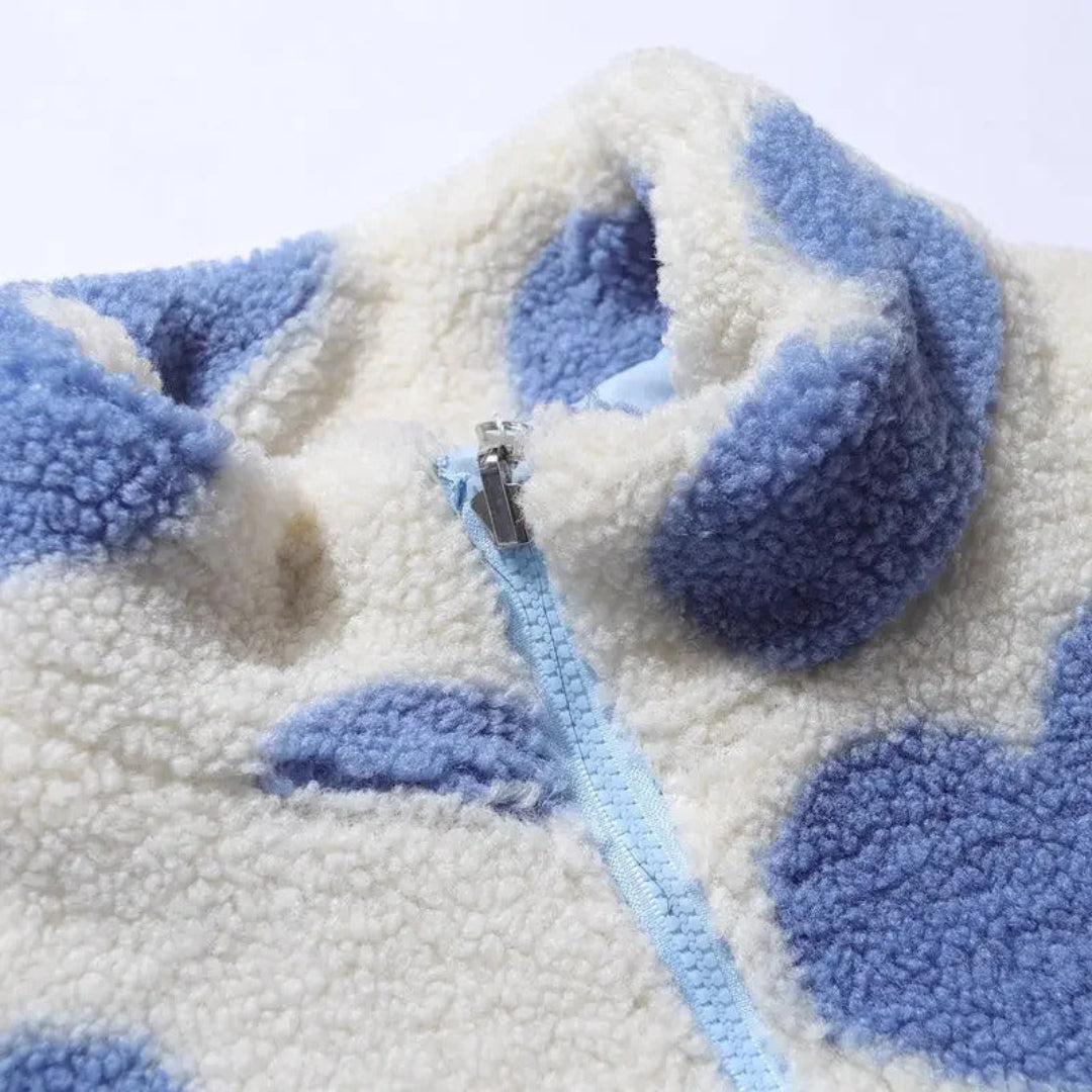 Adriana - Reverzibilní měkká srdíčková bunda