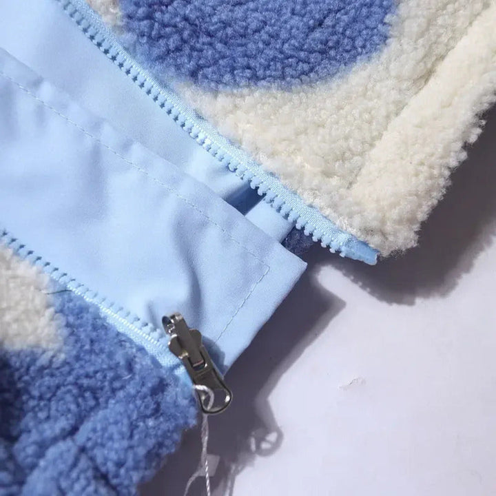 Adriana - Reverzibilní měkká srdíčková bunda