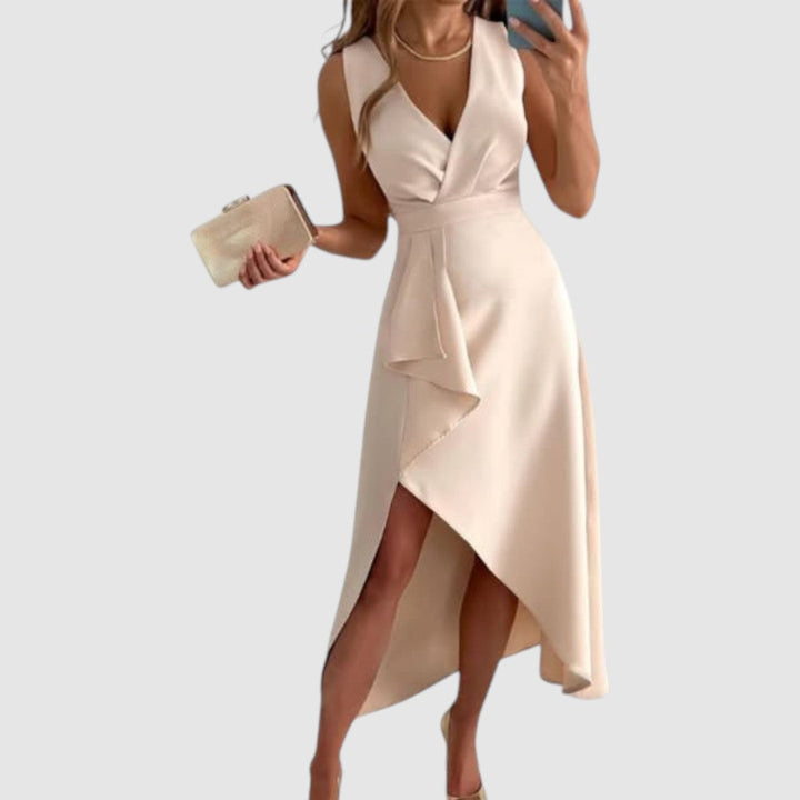 Valerie - Elegantní zavinovací šaty s výstřihem do V